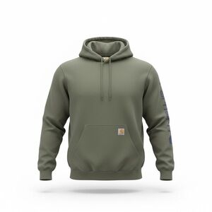 Carhartt Men's Sage Green Hoodie